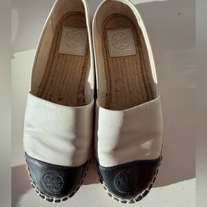 New Tory Burch leather Espadrilles